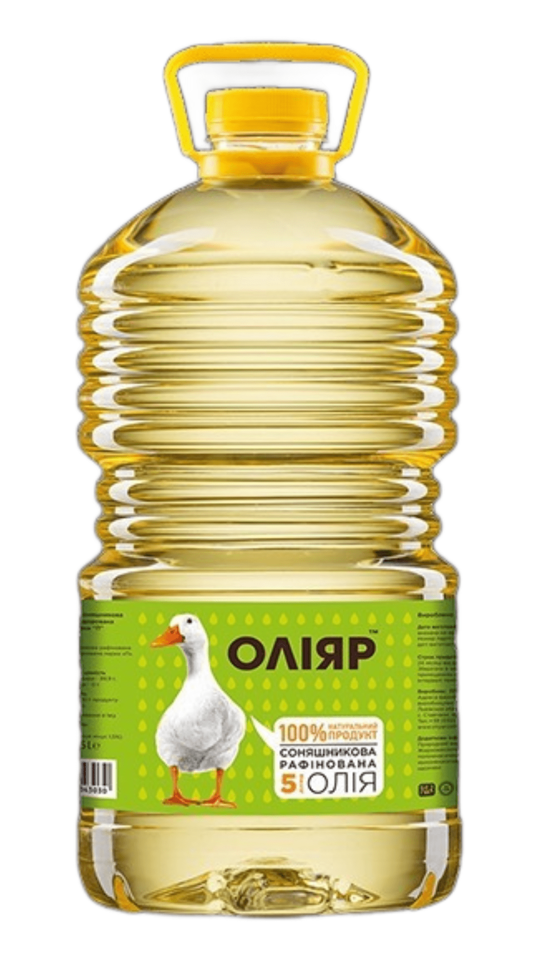 Олія соняшникова Оліяр рафінована дезодорована, 5 л